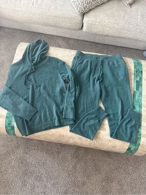 NAADAM Teal Cashmere Mens set